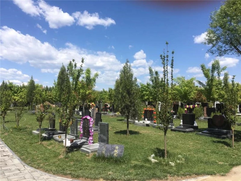 涿州万佛园公墓有什么碑型(图1) 涿州万佛园碑型-草坪艺术墓区--丹枫苑