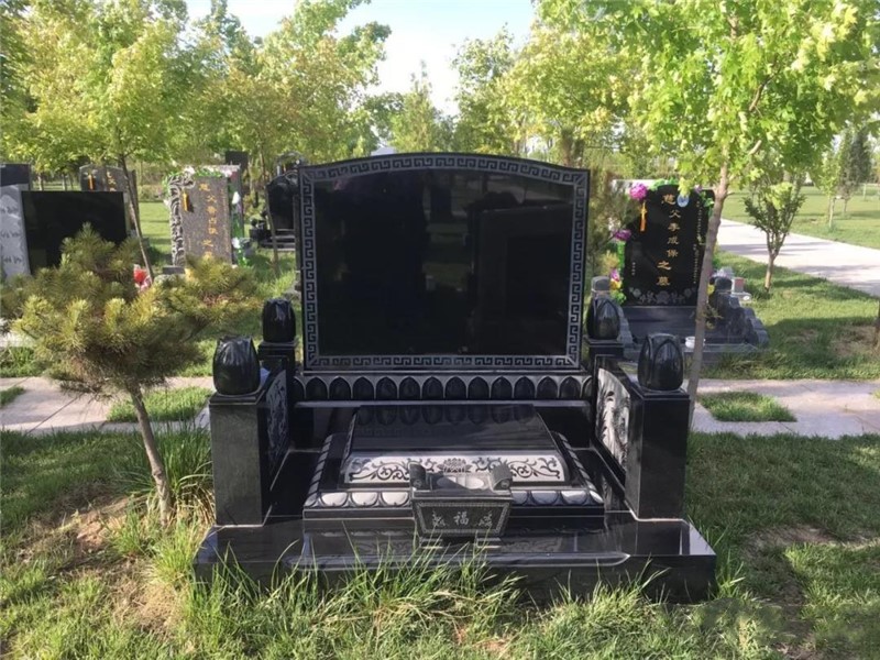 涿州万佛园公墓有什么碑型(图4) 涿州万佛园碑型-福寿双全碑